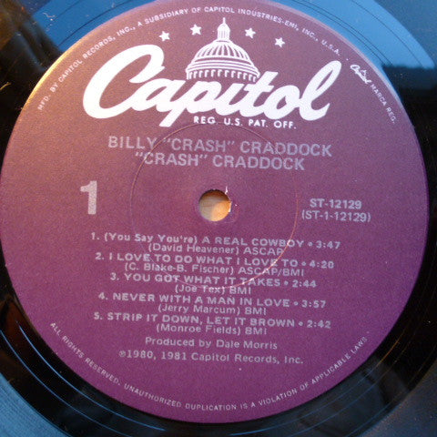 Crash Craddock - secondary