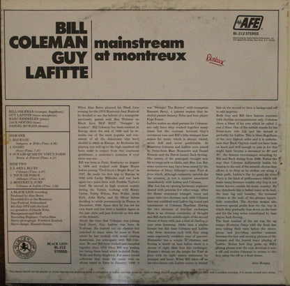 Bill Coleman, Guy Lafitte - Mainstream At Montreux