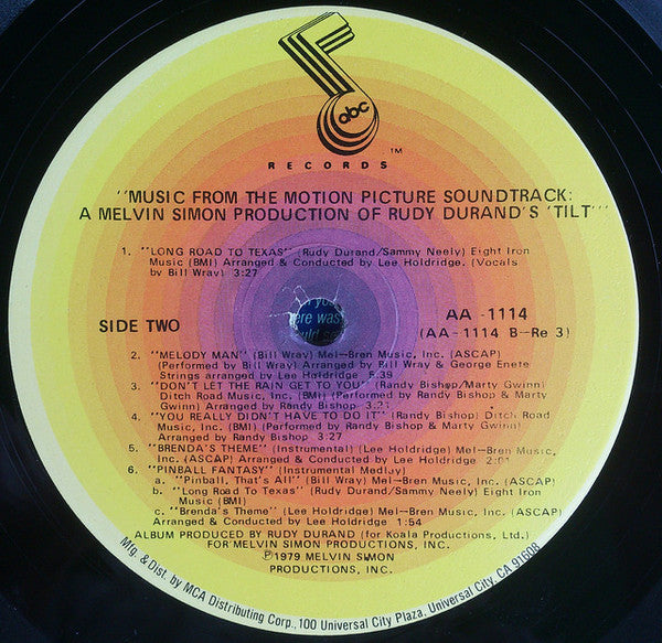 Various - Tilt - Music From The Motion Picture Soundtrack