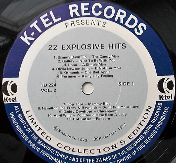 22 Explosive Hits, Vol 2 - secondary