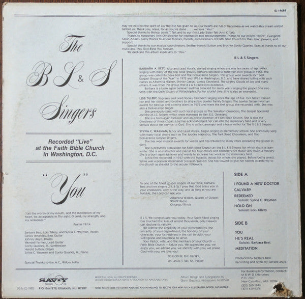 The BL&S Singers - You