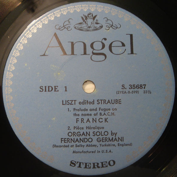 Works By Reger, Widor, Liszt, Franck - secondary