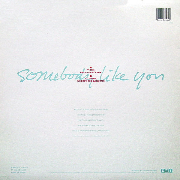 12" Single: Robbie Nevil - Somebody Like You