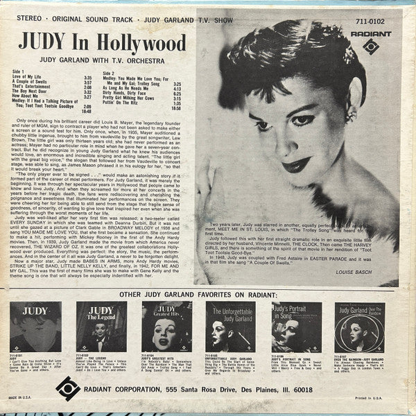 Judy Garland - Judy In Hollywood