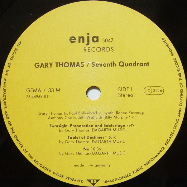 Gary Thomas - Seventh Quadrant