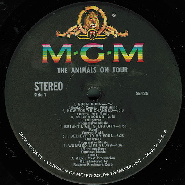The Animals - The Animals On Tour