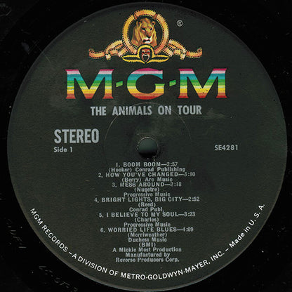 The Animals - The Animals On Tour