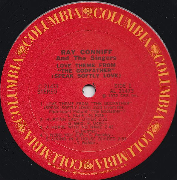 Ray Conniff And The Singers - Love Theme From "The Godfather" (Speak Softly Love)