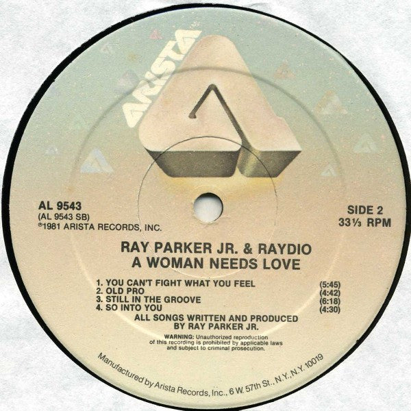 Ray Parker Jr., Raydio - A Woman Needs Love