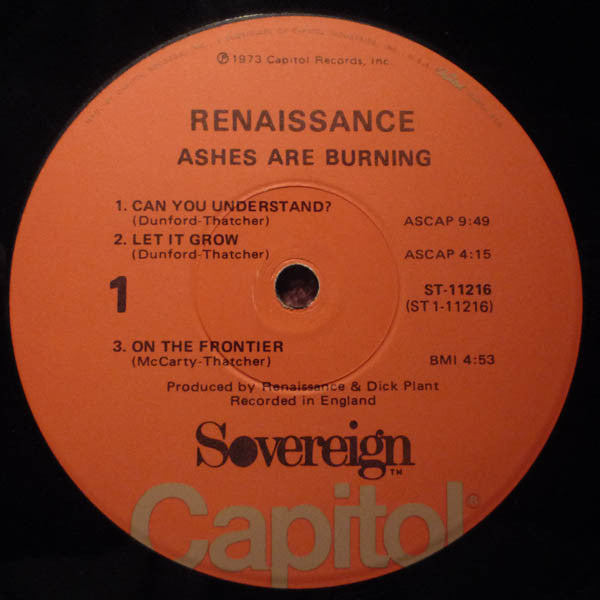 Renaissance - Ashes Are Burning