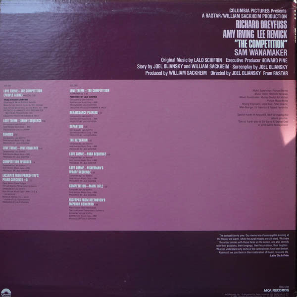 The Competition (Music From The Original Motion Picture Soundtrack) - secondary