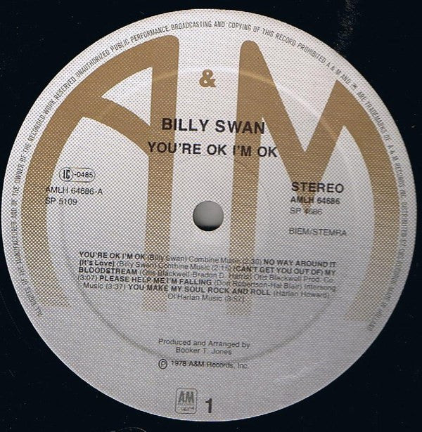 Billy Swan - You're Ok, I'm Ok
