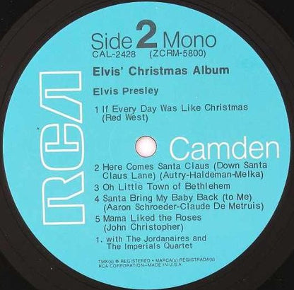 Elvis' Christmas Album - secondary
