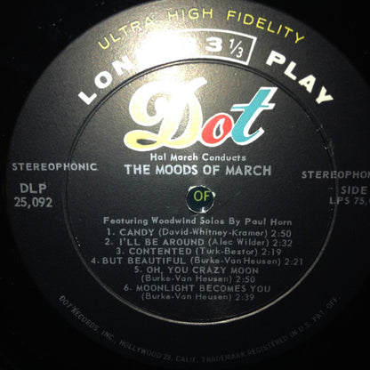 Hal March - The Moods Of March