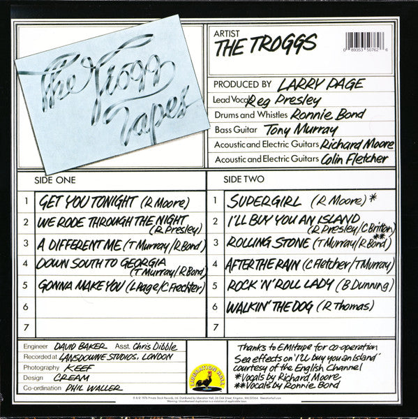 The Trogg Tapes - secondary