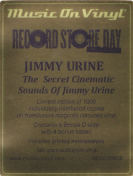 The Secret Cinematic Sounds Of Jimmy Urine - secondary
