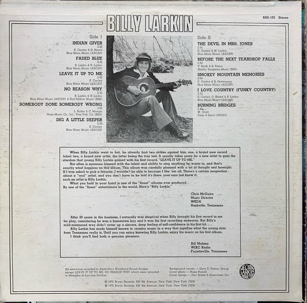 Billy Larkin - Billy Larkin