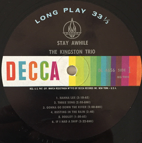 Kingston Trio - Stay Awhile
