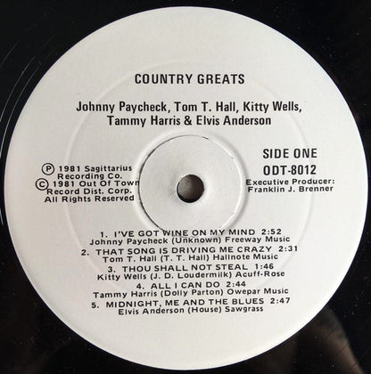Country Greats - secondary