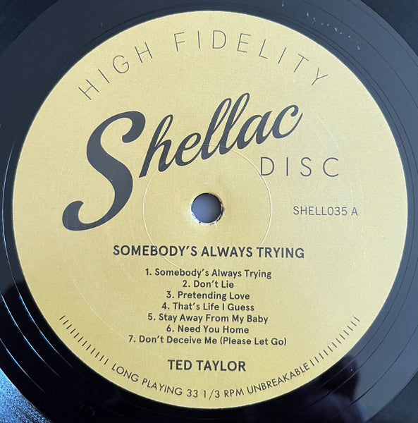 Somebody's Always Trying - secondary