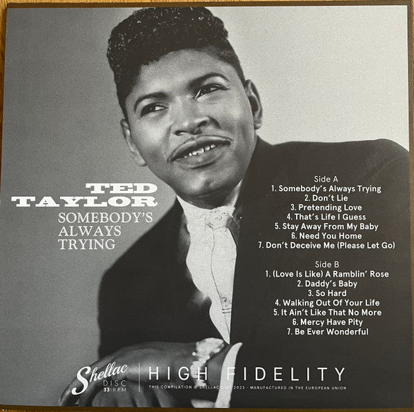 Somebody's Always Trying - secondary