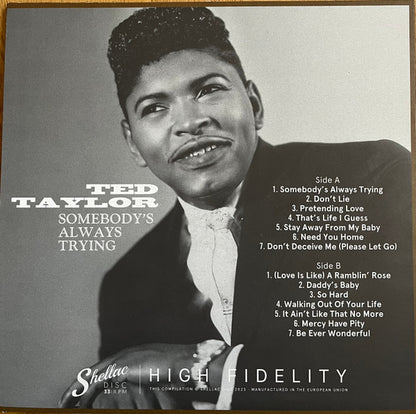 Somebody's Always Trying - secondary