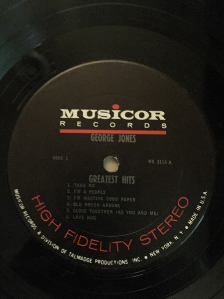 George Jones Greatest Hits - secondary