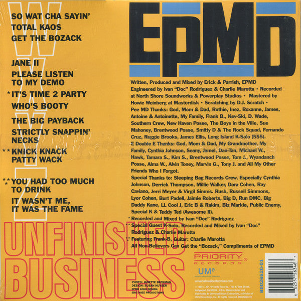Unfinished Business - secondary