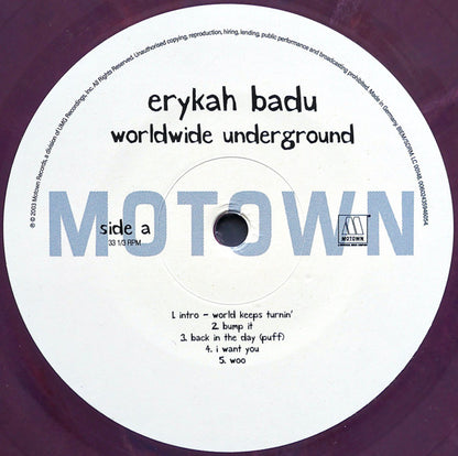 Worldwide Underground - secondary
