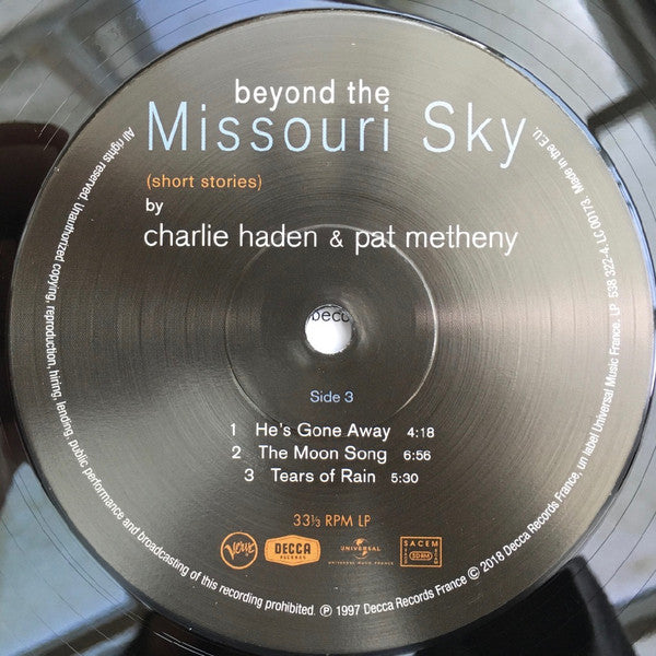 Beyond The Missouri Sky (Short Stories)  - secondary