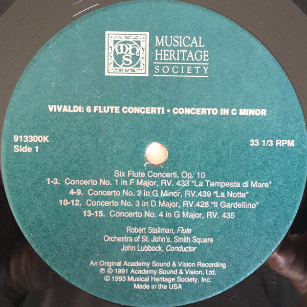 6 Flute Concerti Op. 10 • Concerto In C Minor RV 441 - secondary
