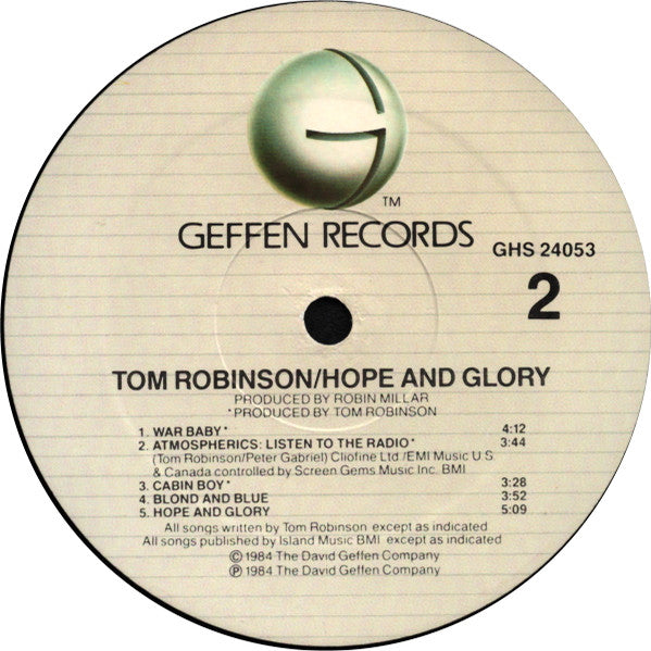 Hope And Glory - secondary