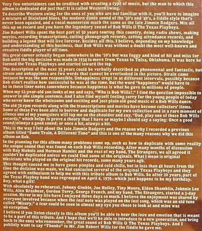 Merle Haggard - A Tribute To The Best Damn Fiddle Player In The World: Or, My Salute To Bob Wills
