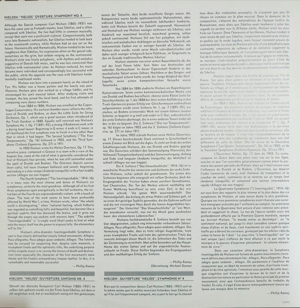 Symphony No. 4 "The Inextinguishable" / Helios Overture - secondary