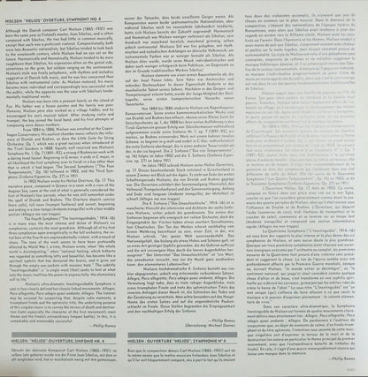 Symphony No. 4 "The Inextinguishable" / Helios Overture - secondary