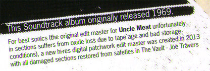 Uncle Meat - secondary