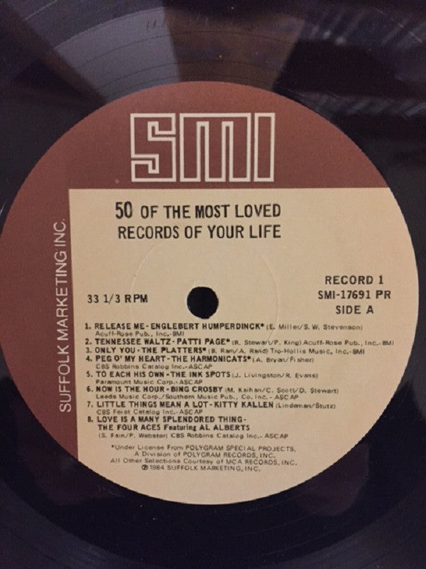 Various - 50 Of The Most Loved Records Of Your Life Record No. 1