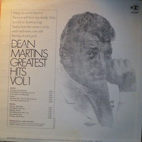 Dean Martin's Greatest Hits! Vol.1 - secondary