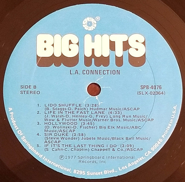The L. A. Connection - Play The Big Hits Vol. II
