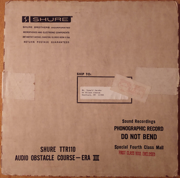 Various - Audio Obstacle Course - Era III (The Shure Trackability Test Record)