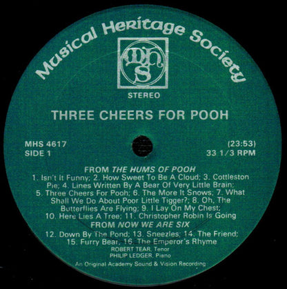 Three Cheers For Pooh - secondary