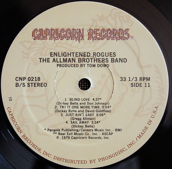 The Allman Brothers Band - Enlightened Rogues