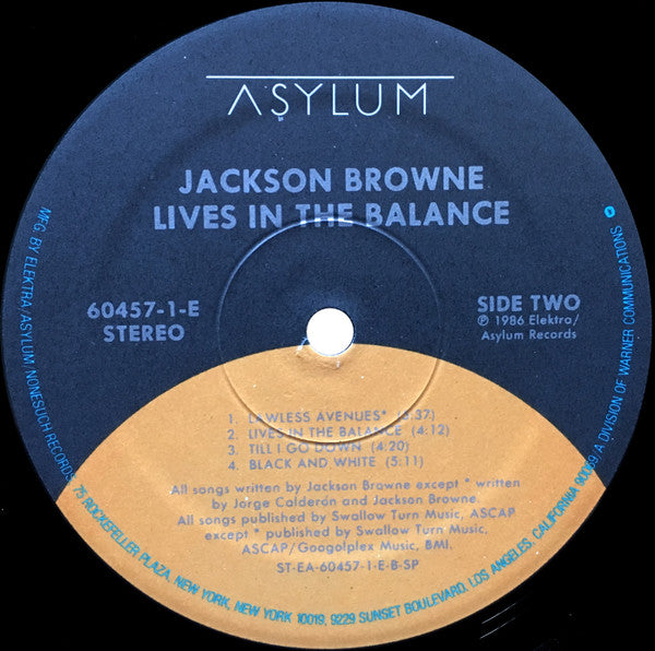 Lives In The Balance - secondary