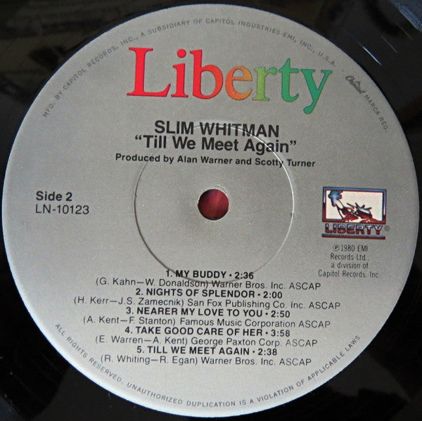 Slim Whitman - Till We Meet Again