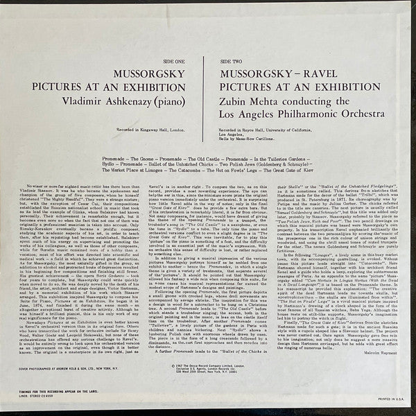 Two Complete Performances Of Pictures At An Exhibition - secondary