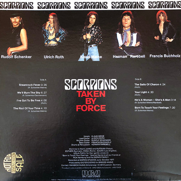 Taken By Force - secondary