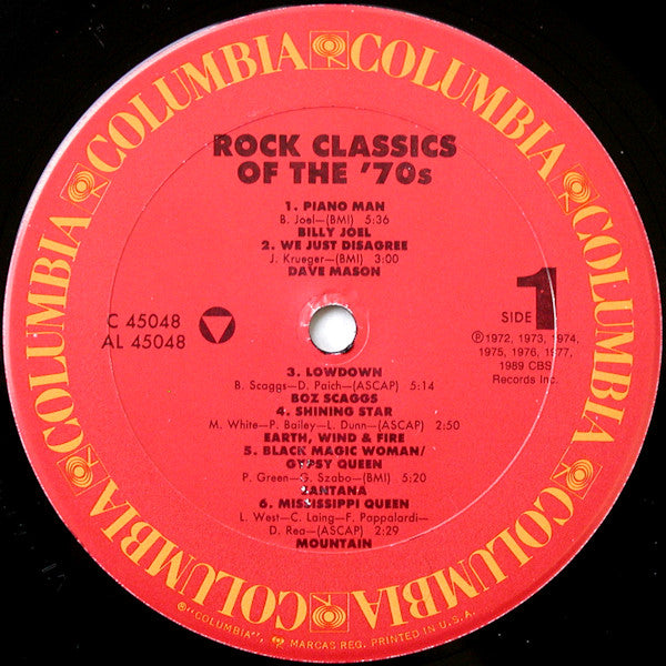 Rock Classics Of The '70s - secondary