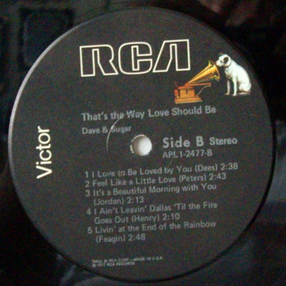 Dave And Sugar - That's The Way Love Should Be