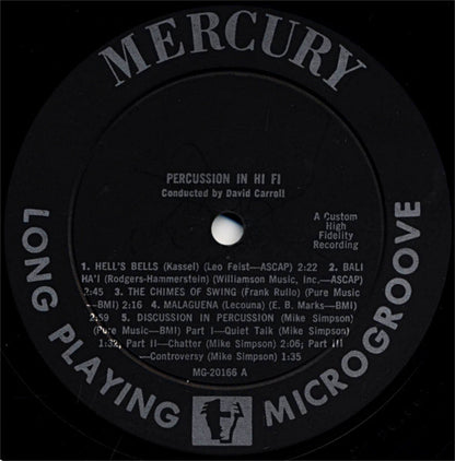 David Carroll - Percussion In Hi-Fi