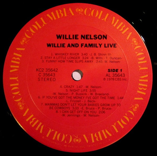 Willie And Family Live - secondary